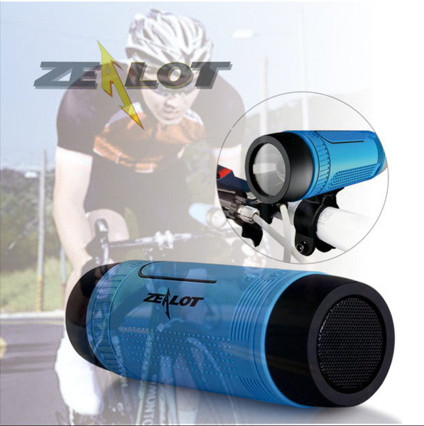 ZEALOT Wireless Outdoor Waterproof Bluetooth Speaker S1 portable FM/TFCard Shockproof Dustproof Altavoces Haut Parleur SOS LED Flashlight