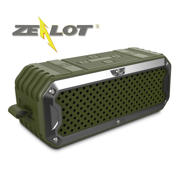 RETAIL-ZEALOT Wireless Outdoor Waterproof Bluetooth Speaker S6 Altavoces Altoparlante SD Card32G Bass Audio Cable Stereo 5200mAh Battery