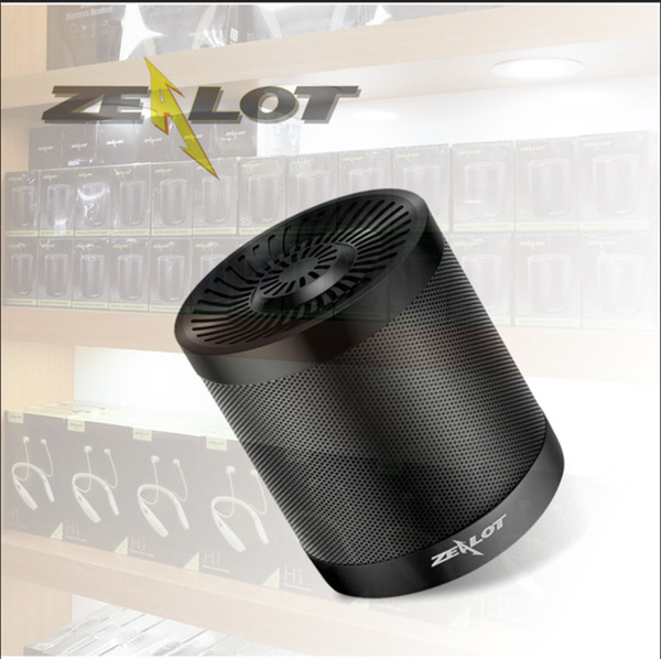 ZEALOT Wireless Bluetooth Speaker S5 portable MiniSteel Cannon TFCard Udisc haut-parleur Altoparlante Altavoces Haut-parleurBattery Life 12h