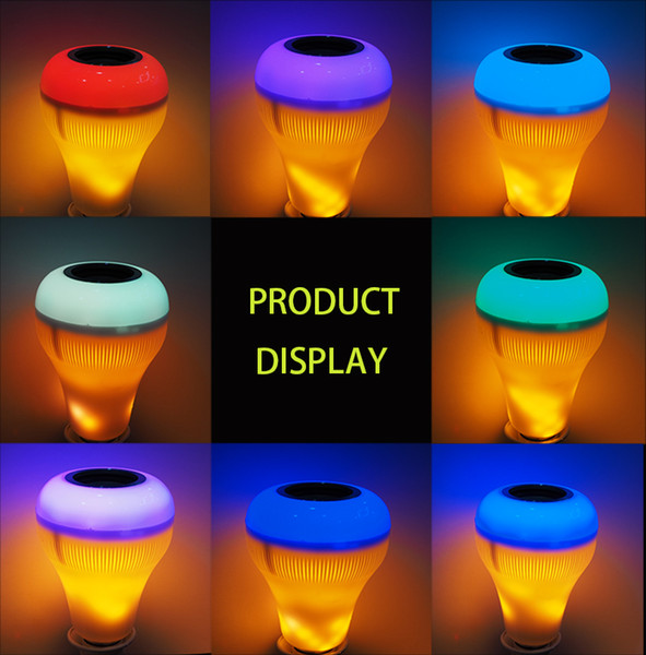 Wireless Bluetooth Speaker Smart LED Light Music Player Flame Light Universal E27 Thread Connection Anti-glare Non-flickering Lighting
