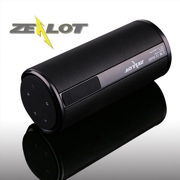 ZEALOT Wireless Bluetooth Speaker S8 Ourdoor portable Altavoces Haut ParleurTouchPanel 4000mAhPowerbank HI-FI Stereo Sound Handsfree TF Card