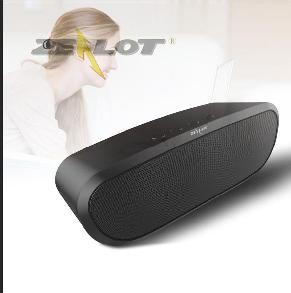 ZEALOT Wireless Bluetooth4.0 Speaker S9 portable Altavoces Altoparlante TF Card Boombox Bass HD Stereo Sound 2400mAh Battery Audio Cable