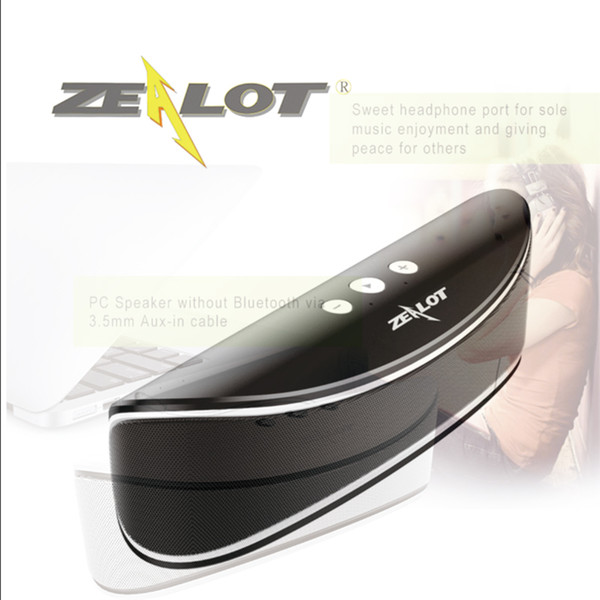 ZEALOT Wireless Bluetooth Speaker S2 portable Altavoces Altoparlante U-disk/Micro SD Card 32G Bass Audio Cable Subwoofer 4000mAh Battery