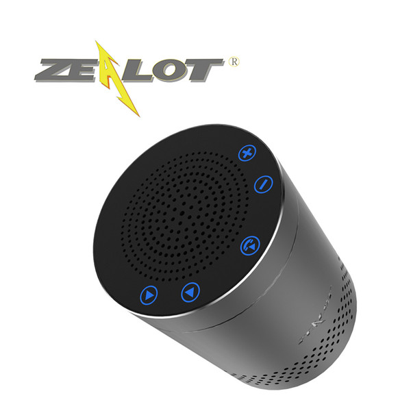 RETAIL-ZEALOT Wireless Bluetooth Speaker S15 portable Touch Control Altavoces Altoparlante Built-in HD mic Audio Cable 5000mAh Battery