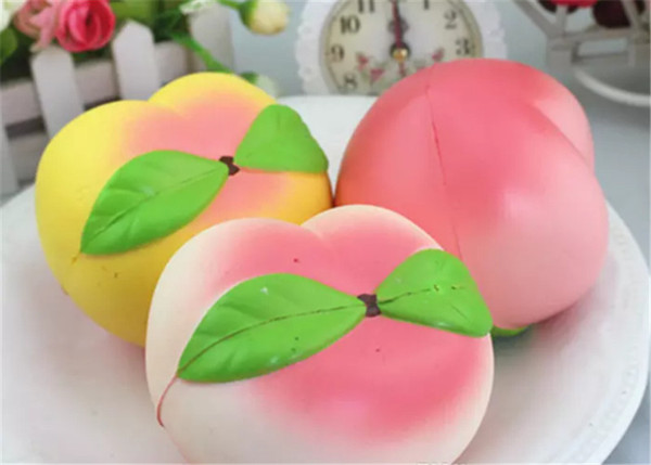 Squishy Pink Peach Jumbo Kawaii Scented Squishies Slow Rising Kids Toys Anti Stress Queeze Kawaii Decoration Squishy Bread