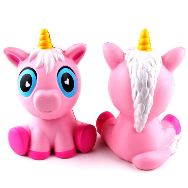 Kawaii Squishy Unicorn Jumbo New Design Unicorn Cute Slow Rising Squishy Toys Decompression Toys Kids Gift with Retail Package Wholesale