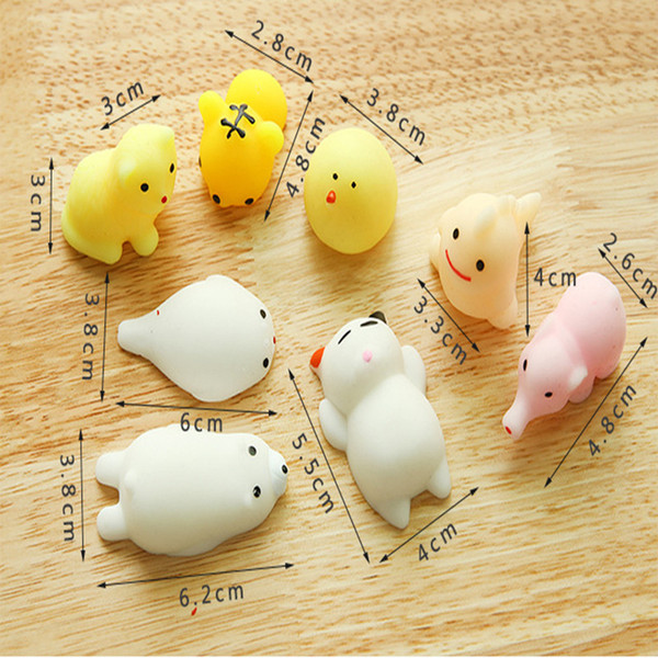 Squishy Slow Rising Jumbo Toy Bun Toys Animals Cute Kawaii Squeeze Toy Mini Squishies Cat Squishi Fashion Rare Animal Gifts