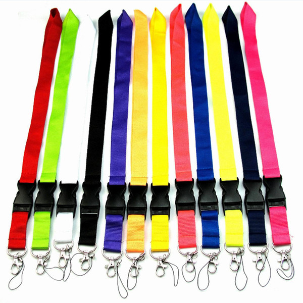 Hot Nylon Phone Lanyard Strap Keychain Phone MP3 Camera ID E-cig Keys Detachable Buckle Wholesale many styles