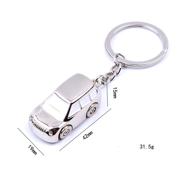 Universal Car Key chain key ring Metal Material Boutique keychain Metal Charm SUV Offroad Shape Keychain wholesale 141