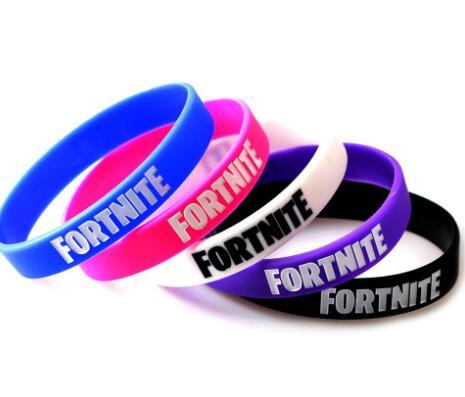 game Fortnite Silicone Bracelet Bangle jewelry Royale Night Bracelets Birthday Party Favor Fans Gift Wristband for Men Women Kids DHL Free