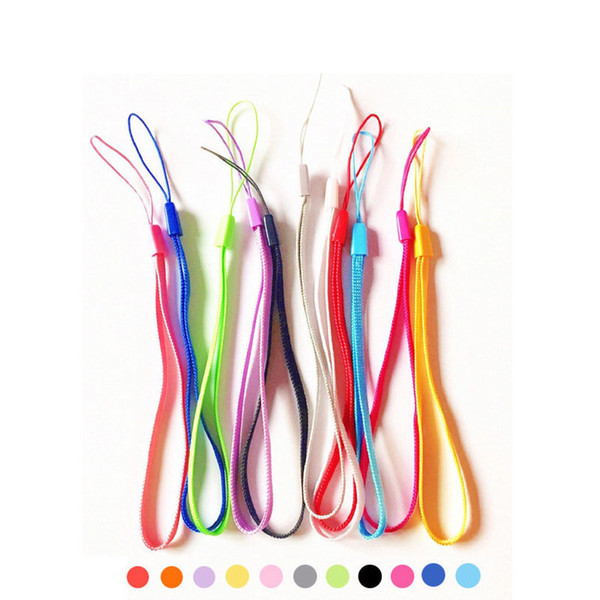 Phone lanyard key chain accessories Hanging Wire straps Multi-Colors lanyard hanging neck for Cell phone Mini Fan MP3 MP4 High quality