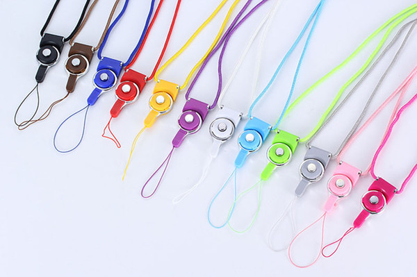 DHL free Detachable Neck Strap Ring Lanyard hanging Charming Charms For iphone samsung smart phone MP3 MP4 Flash Drives ID Card etc