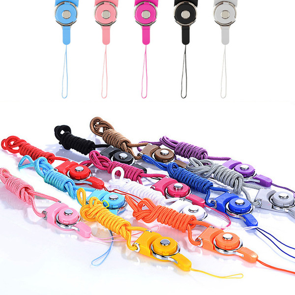 Detachable Lanyard Sling Finger Ring for Cell Phone Neck Universal Hanging Rope for Mobile Phone iphone 6 6s Case ID Card Keychain