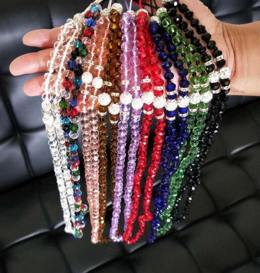 Neck Lanyard Crystal Pearl Diamond Universal Mobile Phone Strap Sling Hanging Portable Mobile Phone Rope For iPhone Samsung Straps