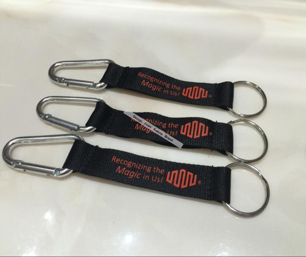 Custom Short Outdoor Sports Lanyard Logo Print Gift Black Carabiner Hook Lanyards For Promotion