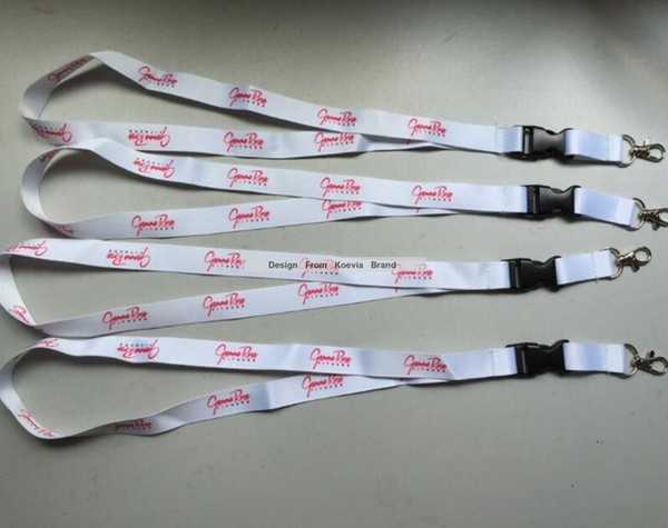 white Wholesale retail new beautiful Safety Neck Strap lanyard ID Card/Cell Phone strap Badge Holder lanyard for promotion neck strap 20MM