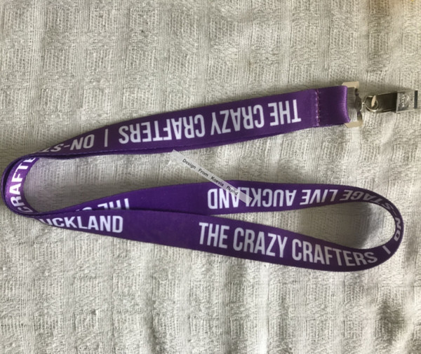 Purple lanyards Custom Discount Promotion Exhibition Lanyards Design Customized Crocodile Clip Personalized Lanyards