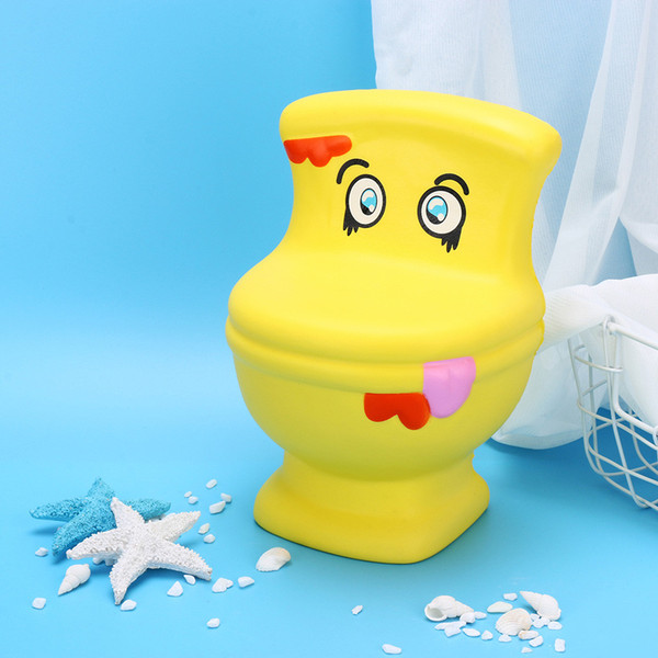 2019 New Jumbo Squishy Antistress Kawaii Closestool Toy Slow Rising Cream Scented Stress Relief Toys for Children Juguetes Gifts