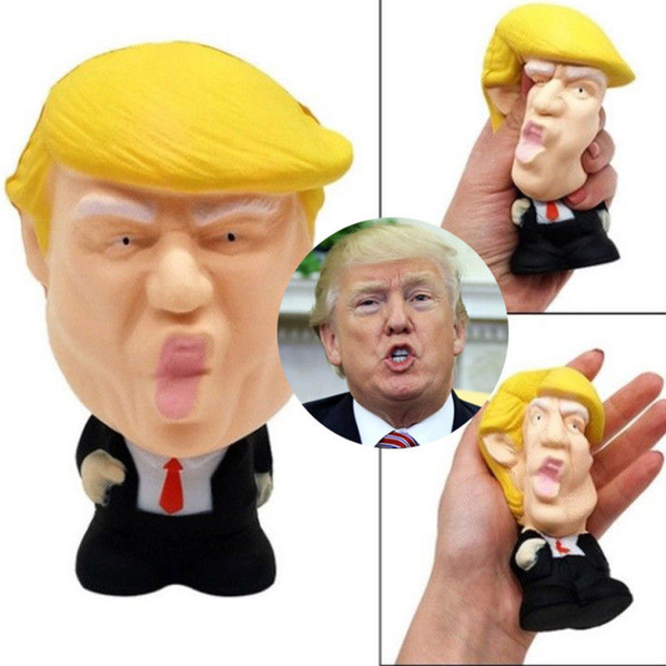 New Funny Donald Trump Squishy Stress Squeeze Squishies Jumbo Toy Slow Rise Squeeze Toys for Children Juguetes Gifts