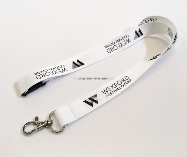 Wholesale OEM Custom company brand Logo Card Lanyard Neck Strap Key Ring Mobile Phone USB Hang Rope Lanyard