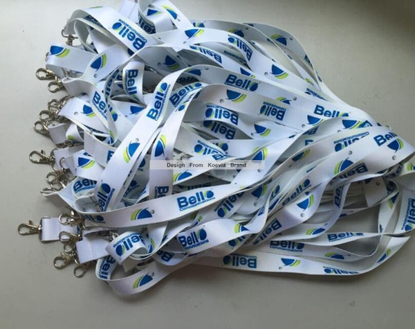 Fast SHIPPING custom 1 inch logo imprinted silk screen event conference business promotion gift neck lanyard strap