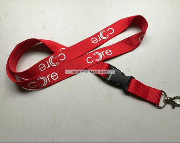 CUSTOM 100 pcs Fashion Basket Ball Team White Logo Red Lanyards Promotion Spirit Team Lanyards DHL shipping