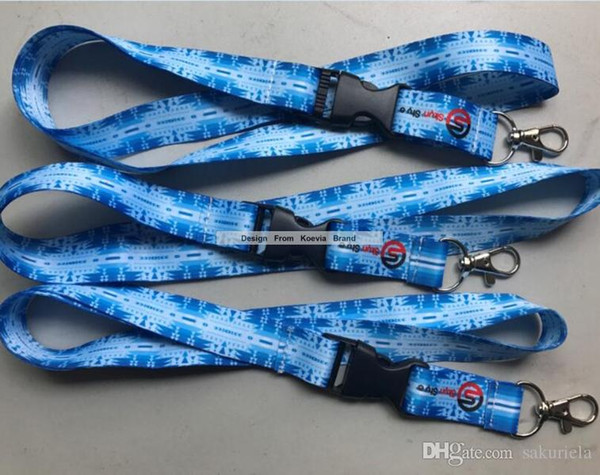 Promotion New Cheap Custom Logo Imprint Polyester Neck Lanyards 20MM Width Gift Strap