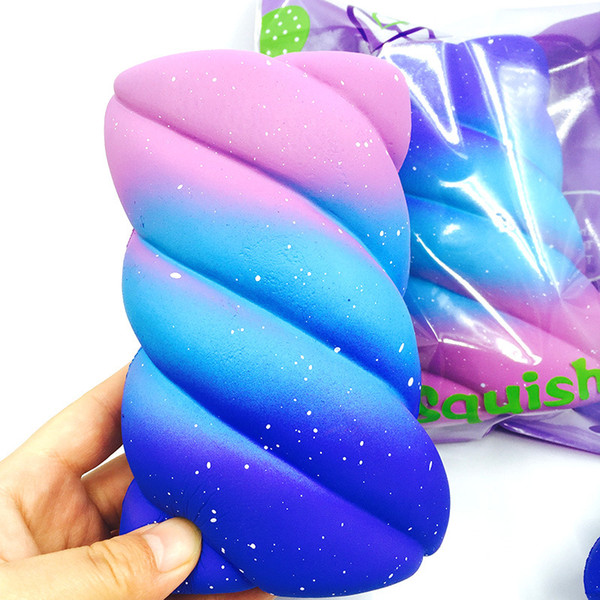 20pcs Japanese Squeeze Toys Kids Cute Jumbo Rainbow Cotton Candy Stress Gift 14cm PU Slow Rising Squishies Toy