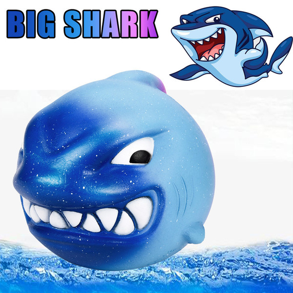 10pcs/lot Squishy slow rising 12CM Squishies Big Shark Cream Scented Slow Rising Squeeze Toys Collection Charm anti stress funny prank