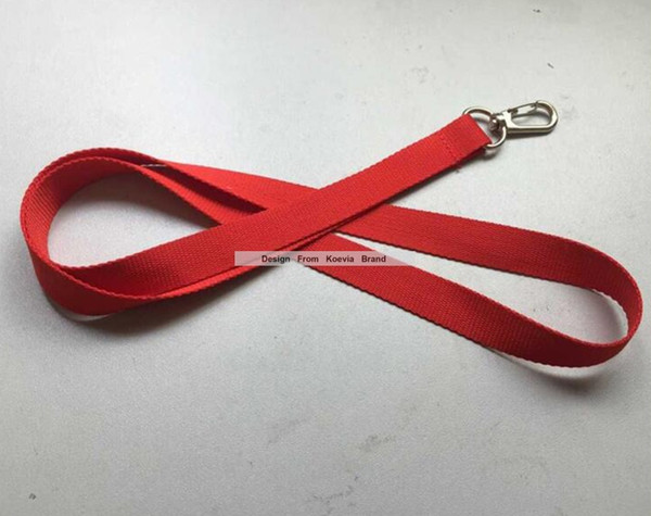 5pcs/lot Polyester Nylon Neck Strap Red Lanyard ID Card Mobile Phone Lanyard for CellPhone Mp3 ID IPOD Camera