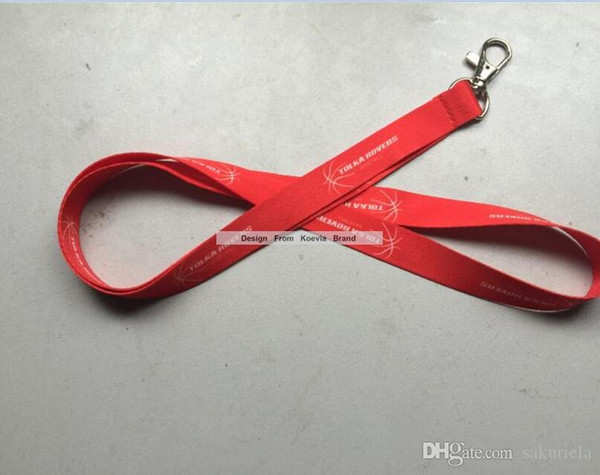 50pcs/Lot Promotion Red Lanyard With Custom Logo Print Cheap Office Lanyard with metal Swivel Hook 15MMX90CM