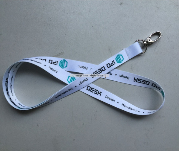 Hot 10MM Sublimation Full Color Print Cheap Gift Promotion Neck Lanyards For Business Exhibition Conference Oval Hook