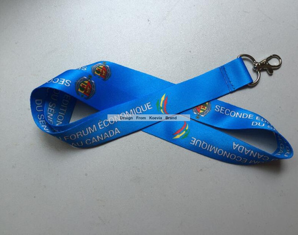 100pcs Custom 1 Inch Heat Transfer Gift Promotion Logo Imprint Cheap Polyester Lanyard Party/Meeting/Exhibition lanyard