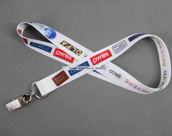 200pcs/Lot cheap Exibition meeting dye sublimation lanyard beautiful promotion business neck lanyards direct maker Free shipping