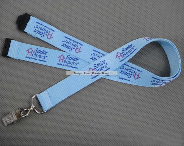 20MMX90CM 100PCS/Lot Sublimation Printing Cheap Safety Buckle Neck Lanyard With Any Logo Design Custom Factory Supply