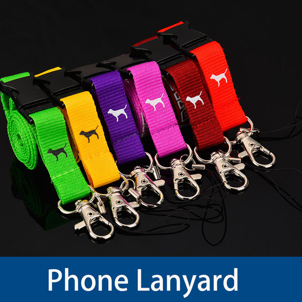 Wholesale Clasp Hot New Design Mix Color for cell phone key chain lanyards /Detachable Straps 100pcs DHL Free Shipping