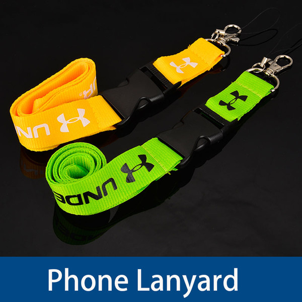 Hot New Phone Straps! Sports lanyard Neck Lanyard for MP3/4 cell phone lite Iron buckle key chain Wholesale DHL Free