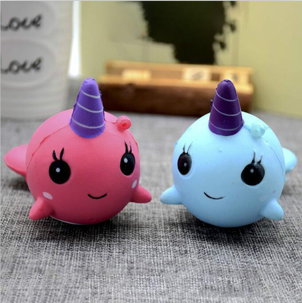 New unicorn Squishy Toys for Kids slow rising squishy Finger Doll jumbo squishy unicorn whales Toy Stretchy Animal Healing Stress Paste