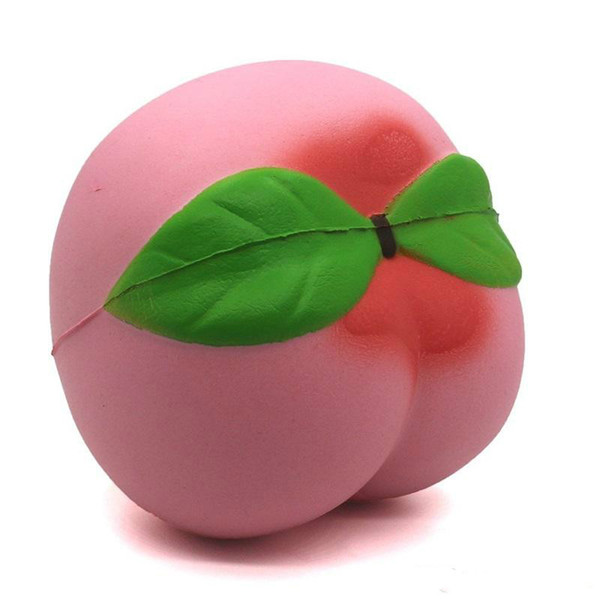 Hot sale 10CM Jumbo kawaii Squishy Slow Rising Peach Pendant Phone Straps Charms Queeze Kid Toys Cute squishies Bread