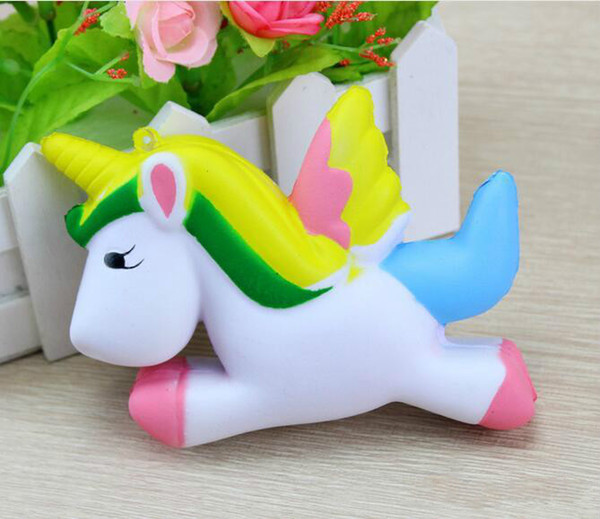 2018 Hot sale 12cm Cute Unicorn Squishy Squeeze Relieve Stress Slow Rising Kid Toy Decor Gift