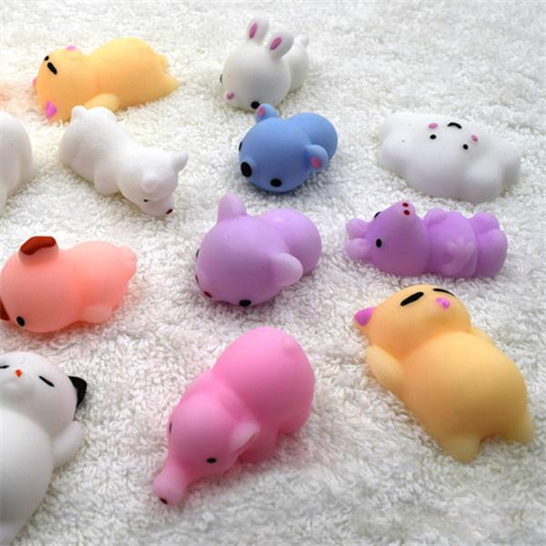 Phone Straps Squishy Slow Rising Jumbo Toy Bun Toys Animals Cute Kawaii Squeeze Cartoon Toy Mini Squishies Cat Squishiy Fashion Rare Animal