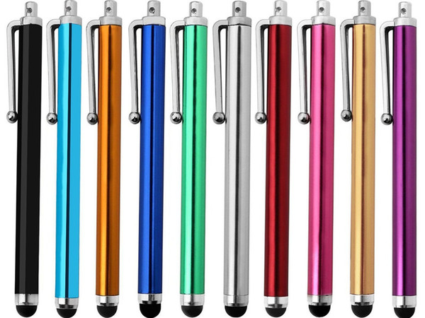 Capacitive Stylus Pen Touch pen Metal 9.0 touch pens for ipad iphone 6 7 8 x samsung android phone tablet pc mp3