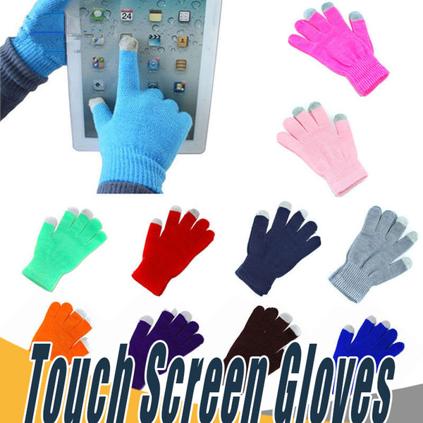 Warm Winter finger Touch Screen Gloves Multi Purpose Unisex Capacitive Christmas Gift For iPhone iPad Smart Phone