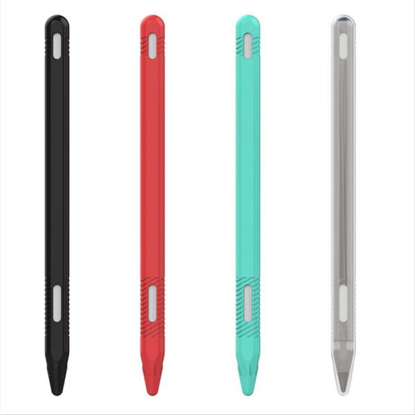 Soft Silicone Compatible Case Cover For Apple Pencil 2 Protector Compatible For iPad Tablet Touch Pen Stylus Protective Sleeve Cover