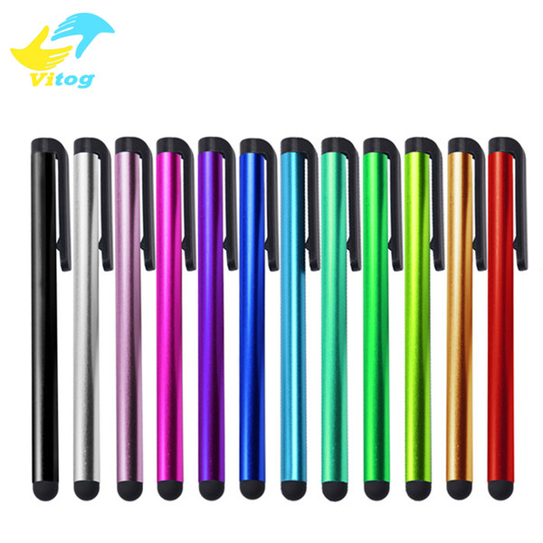 2016 New 500pcs High Quality Universal Capacitive Touch Stylus Pen for iPad iPhone All Mobile Phones Tablet