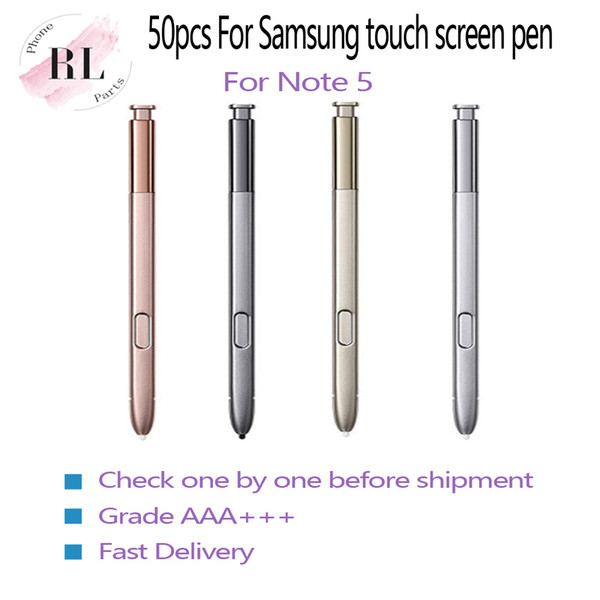 50PCS good quality replacement for Samsung Galaxy Note 5 N920 Touch Stylus S Pen free shipping