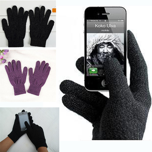 Warm Winter Full fingerc Touch Screen Gloves Multi Purpose Unisex Capacitive Gloves Fashion Christmas Gift For iPhone iPad Smart Phone