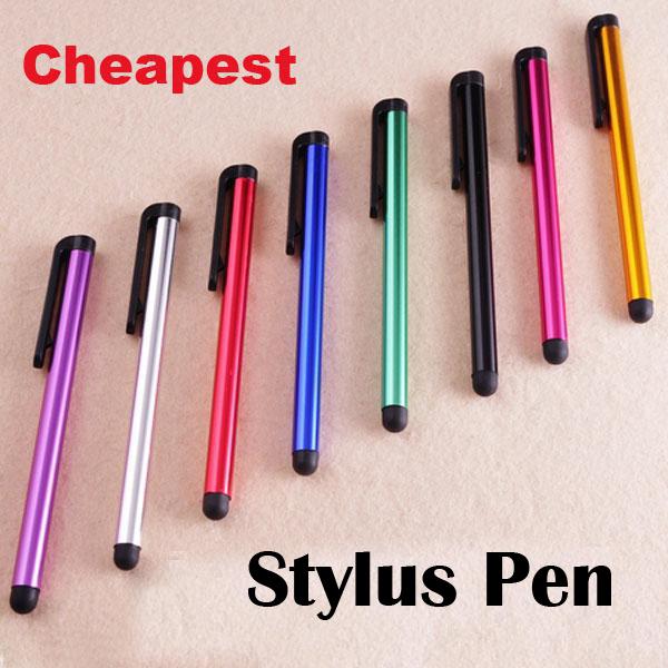 Stylus Pen Capacitive Screen Highly sensitive Touch Pen For Iphone 6 6 Plus Iphone 5 For Galaxy S5 S4 S7 Note 4 Note 3 Free Shipping 100pcs