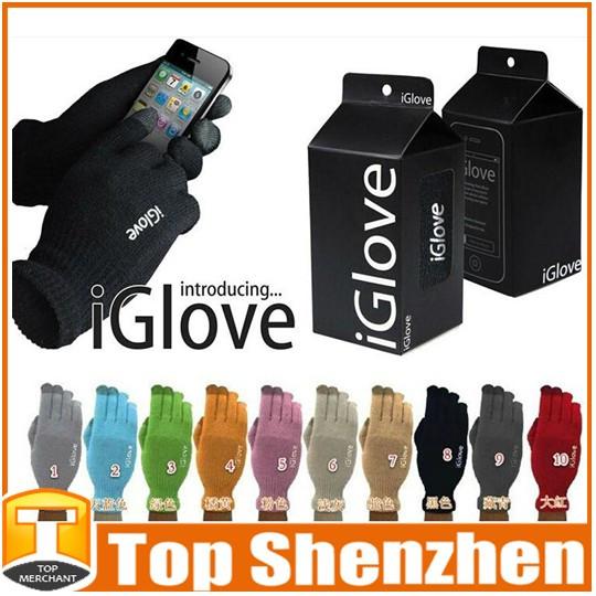 With Retail Pack Unisex iGlove Capacitive Touch Screen Gloves Mittens for iphone 5 5S 6 6 Plus for ipad smartphone GPS Pad iGloves gloves