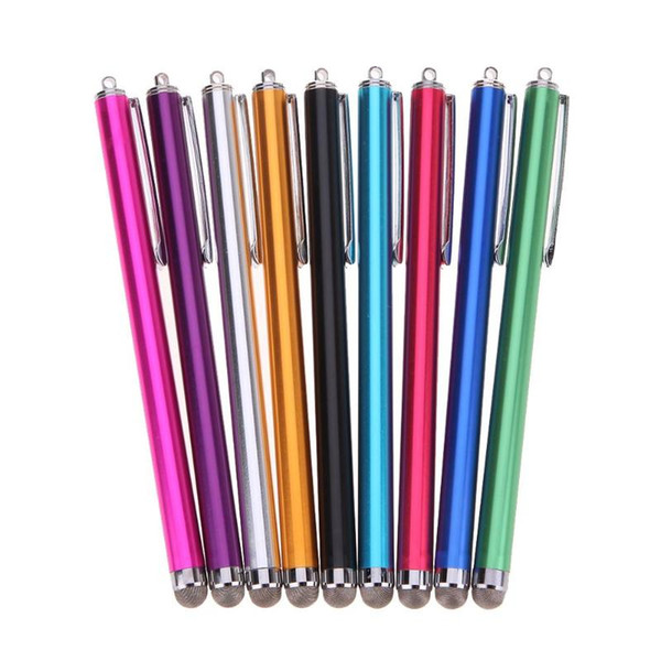 Universal Metal Mesh Micro Fiber Tip Touch Screen Stylus Pen for iPhone for Samsung Smart Phone Tablet PC Stylus Pen